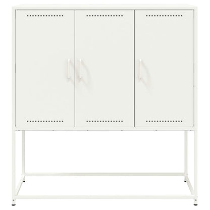 vidaXL Highboard White 100.5x39x107 cm Steel 6