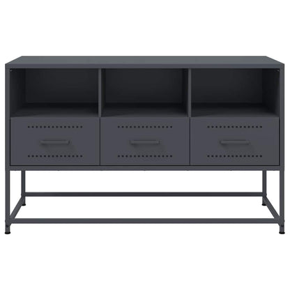 vidaXL TV Cabinet Anthracite 100.5x39x60.5 cm Steel 6