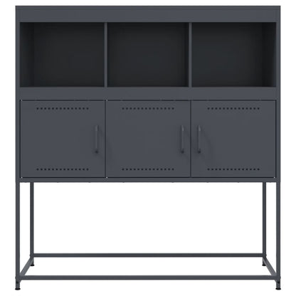 vidaXL Sideboard Anthracite 100.5x39x107 cm Steel 6