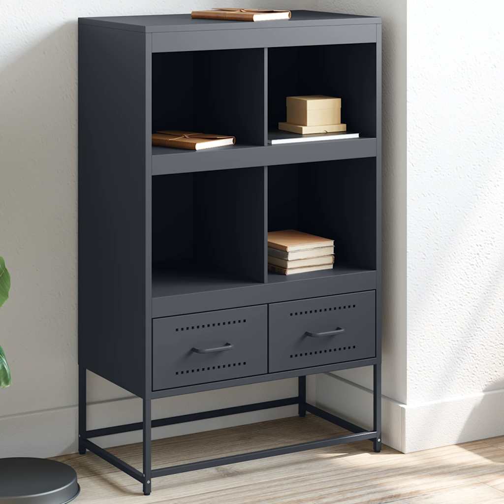 vidaXL Highboard 68x39x111.5 cm Steel