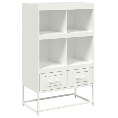 vidaXL Highboard White 68.5x39x111.5 cm Steel 2