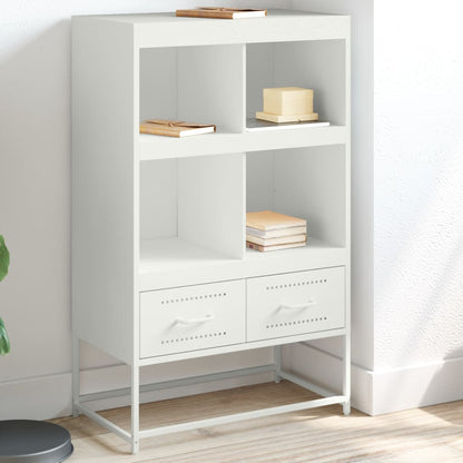 vidaXL Highboard White 68.5x39x111.5 cm Steel 1