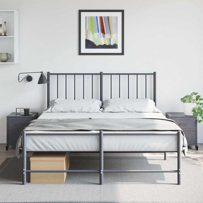 vidaXL Bedside Cabinets 2 pcs Anthracite 36x39x43.5 cm Steel 3