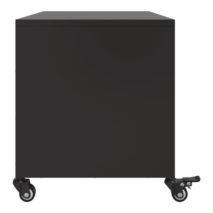 TV Cabinet 68x39x43,5 cm Steel Black