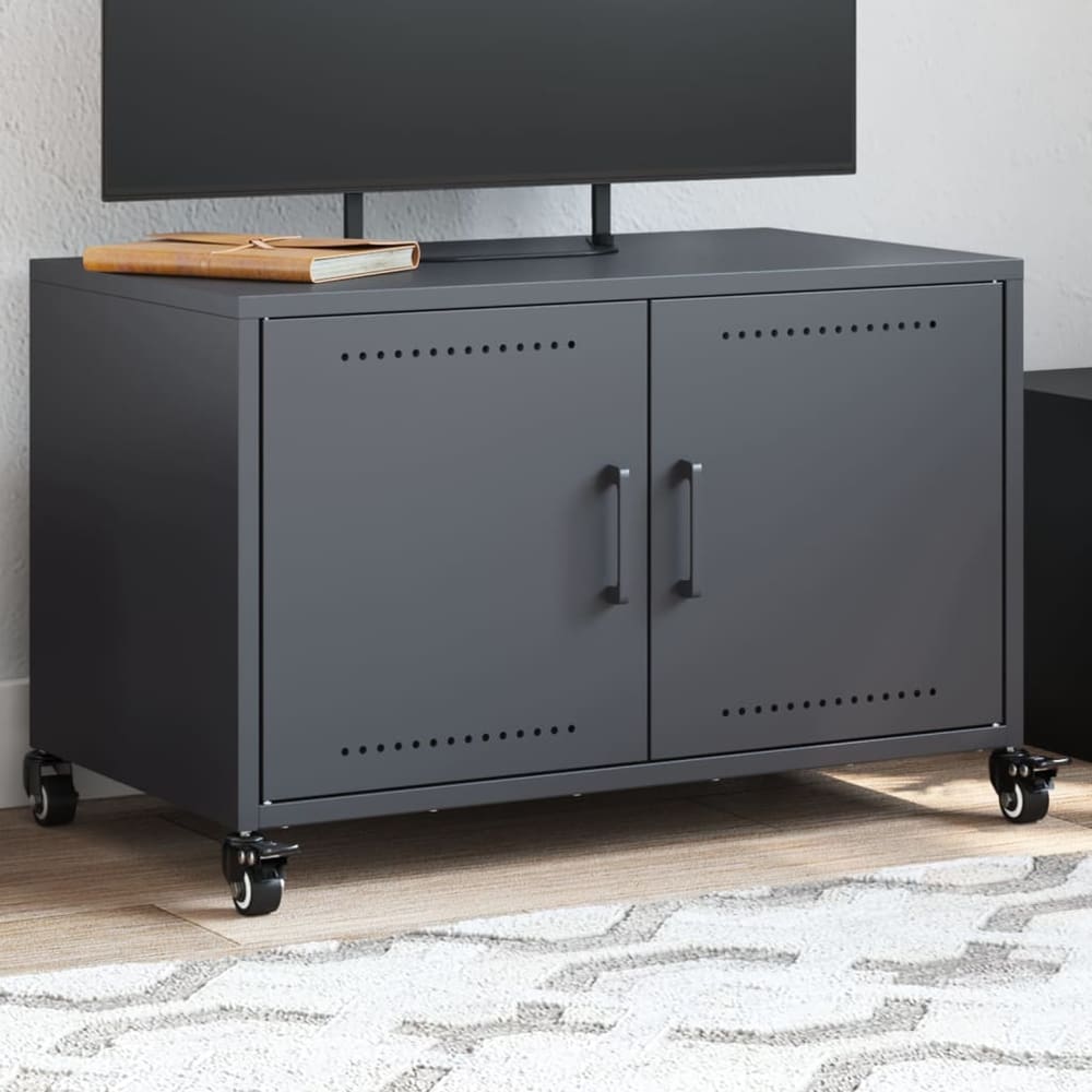TV Cabinet 68x39x43,5 cm Steel Anthracite