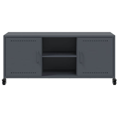 vidaXL TV Cabinet Anthracite 100.5x39x43.5 cm Steel 6
