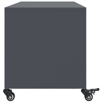 TV Cabinet 100,5x39x43,5 cm Steel Anthracite