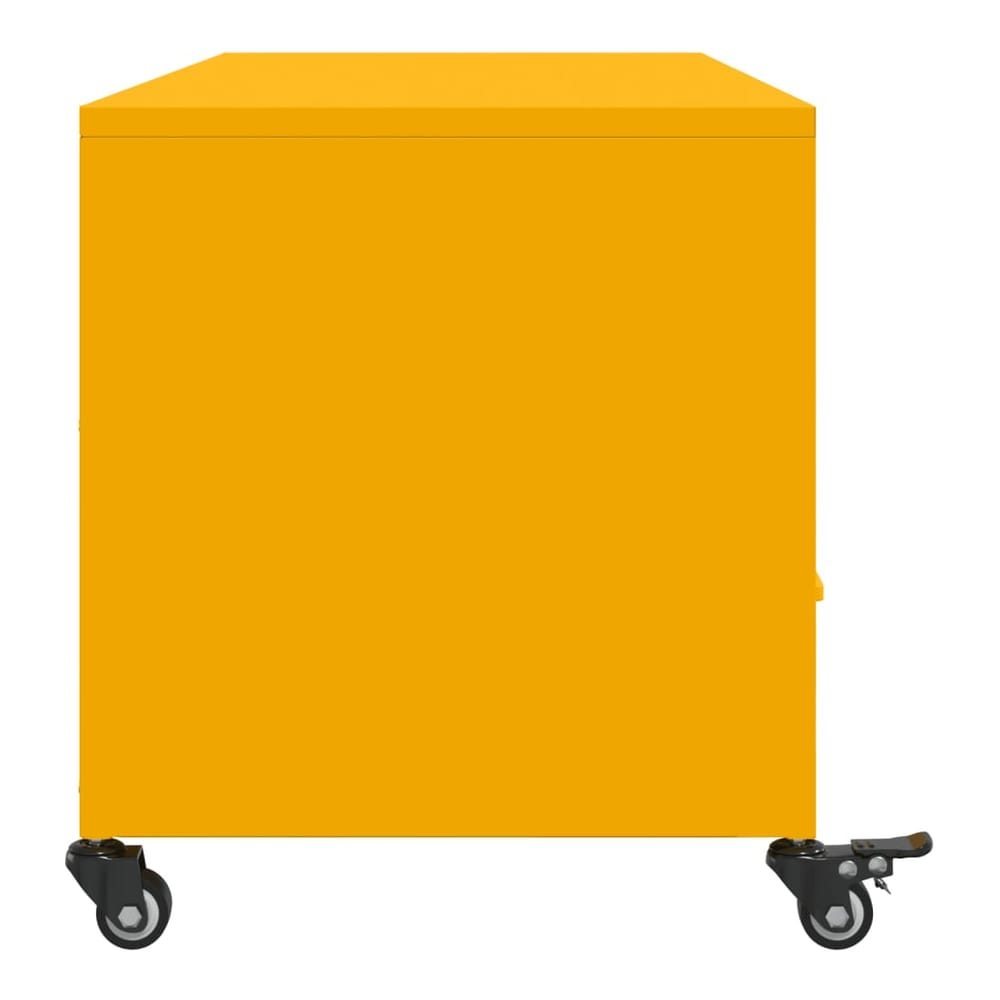 TV Cabinet 100,5x39x43,5 cm Steel Yellow