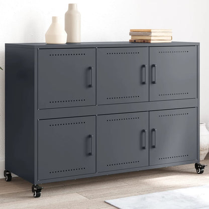 Sideboard 100,5x39x72 cm Steel Anthracite
