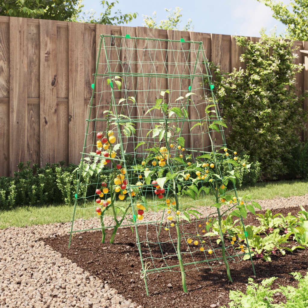 vidaXL Garden Trellis for Climbing Plants A-Frame 99x90x175.5 cm Steel 3
