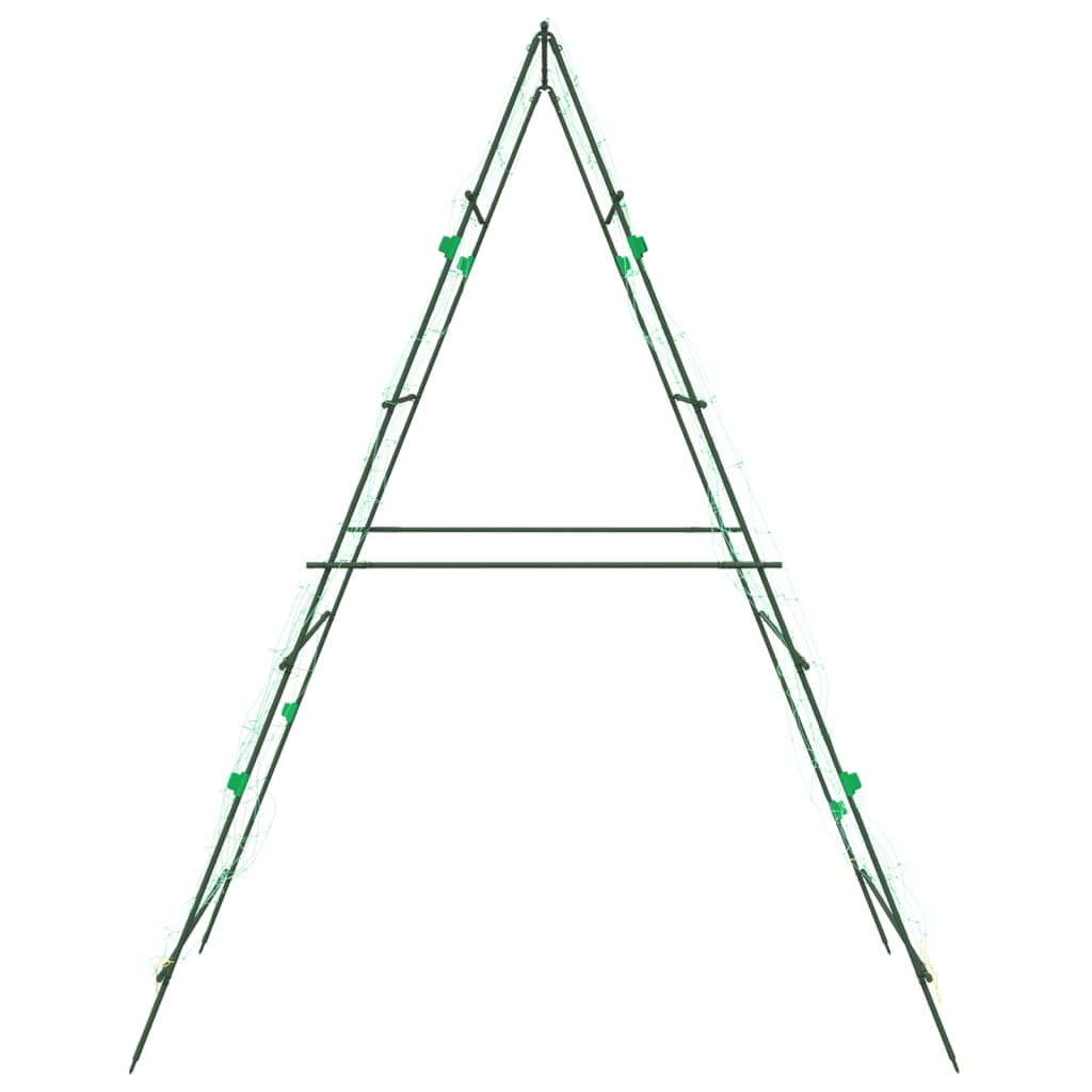 vidaXL Garden Trellis for Climbing Plants A-Frame 99x90x175.5 cm Steel 4