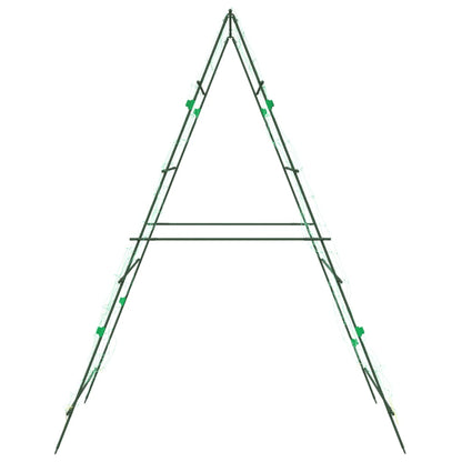 vidaXL Garden Trellis for Climbing Plants A-Frame 99x90x175.5 cm Steel 4