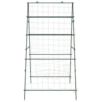 vidaXL Garden Trellis for Climbing Plants A-Frame 99x90x175.5 cm Steel 5