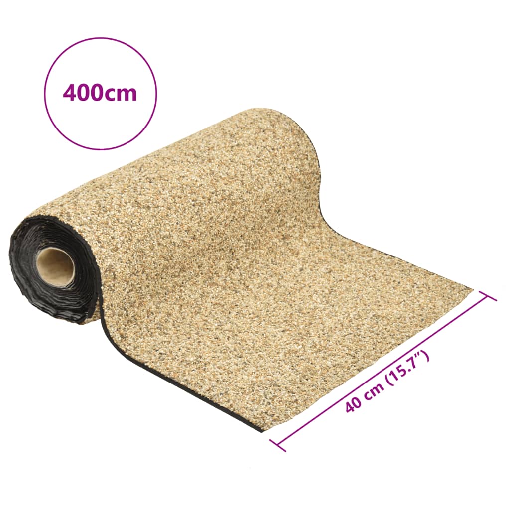 vidaXL Stone Liner Natural Sand 400x40 cm 6