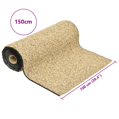 vidaXL Stone Liner Natural Sand 150x100 cm 6