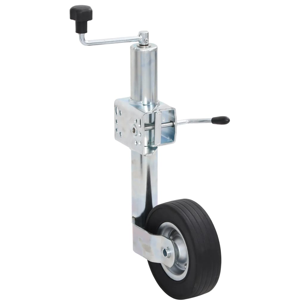 vidaXL Trailer Jack Wheel with Split Clamp 60 mm Galvanised Steel 1