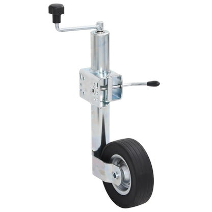 vidaXL Trailer Jack Wheel with Split Clamp 60 mm Galvanised Steel 1