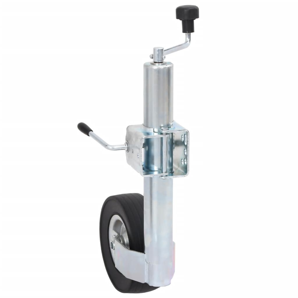 vidaXL Trailer Jack Wheel with Split Clamp 60 mm Galvanised Steel 4
