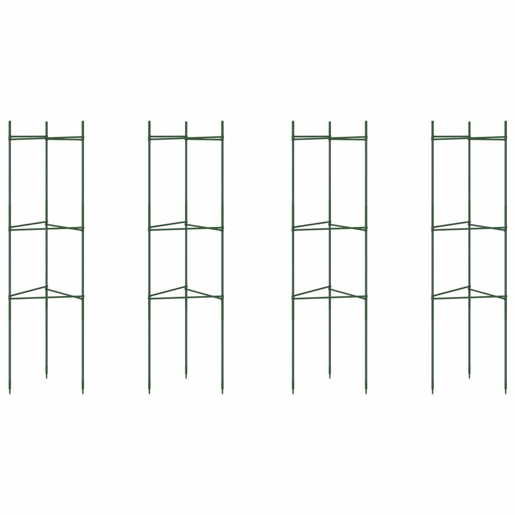 vidaXL Tomato Cages 4 pcs 116 cm Steel and PP 2