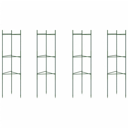 vidaXL Tomato Cages 4 pcs 116 cm Steel and PP 2