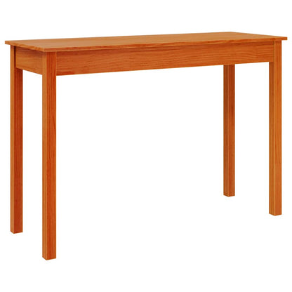 Console Table 80x40x75 cm Solid Wood Pine Wax brown 110 cm