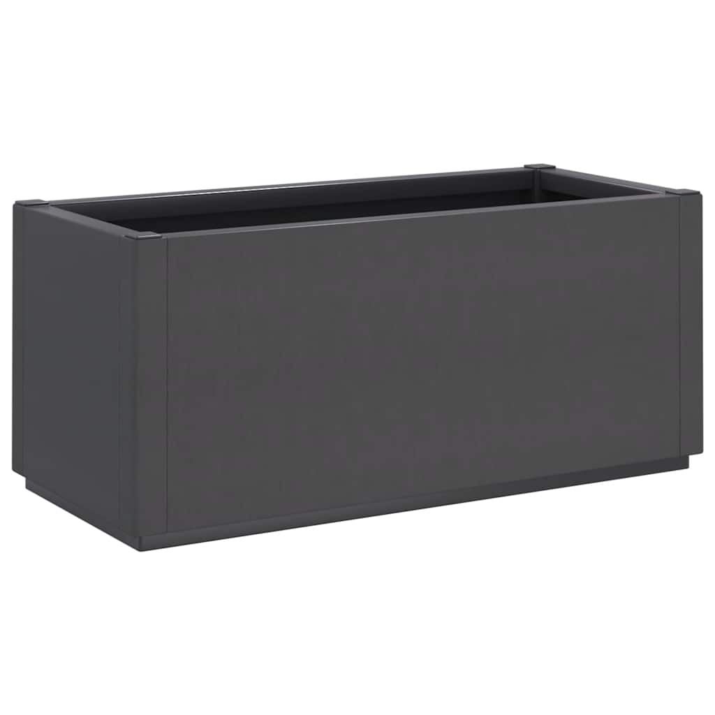 vidaXL Garden Flower Box Dark Grey 2