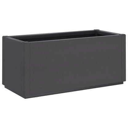 vidaXL Garden Flower Box Dark Grey 2