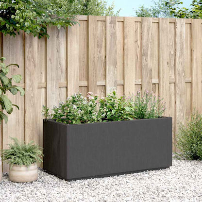 vidaXL Garden Flower Box Dark Grey 3