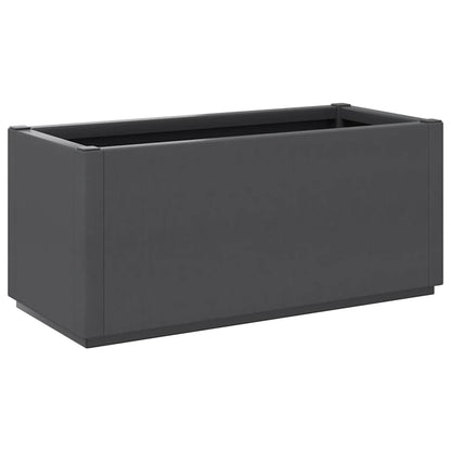 vidaXL Garden Flower Box Dark Grey 5
