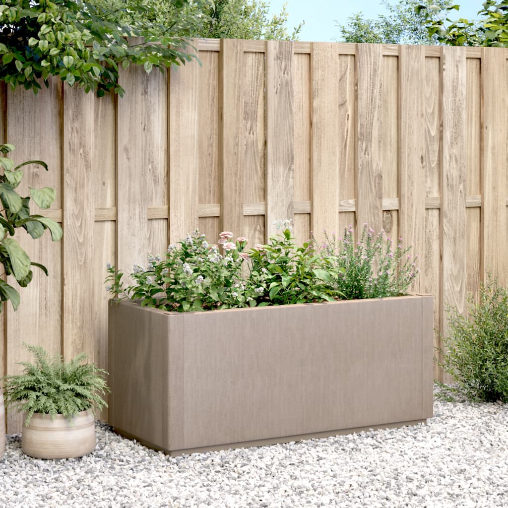 vidaXL Garden Flower Box Light Brown 3