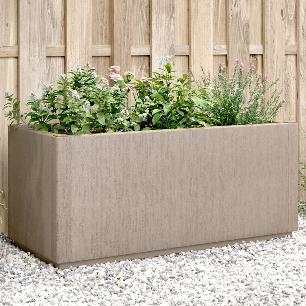 vidaXL Garden Flower Box Light Brown 1