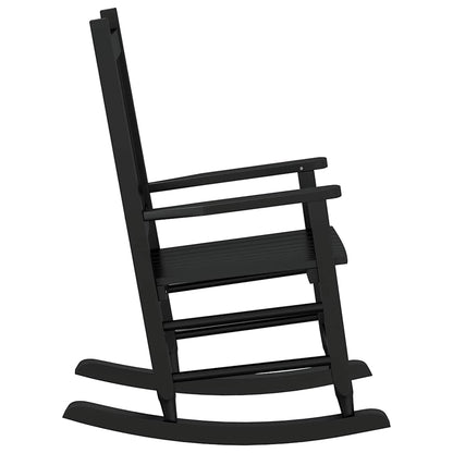 vidaXL Rocking Chair for Children Black Solid Wood Poplar 5