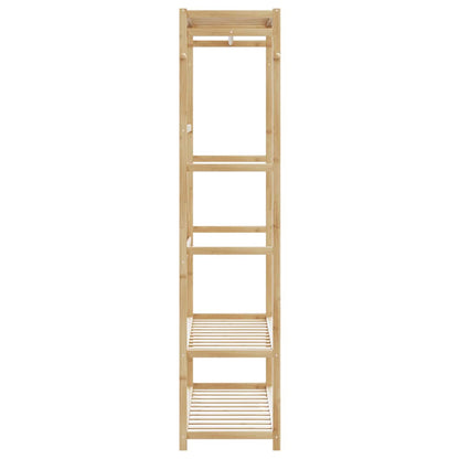 vidaXL Clothes Rack with Shelves 110x40x175 cm Bamboo 4