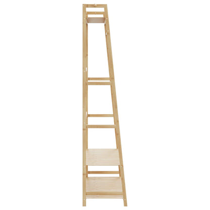 vidaXL Clothes Rack with Shelves 110x40x180 cm Bamboo 5