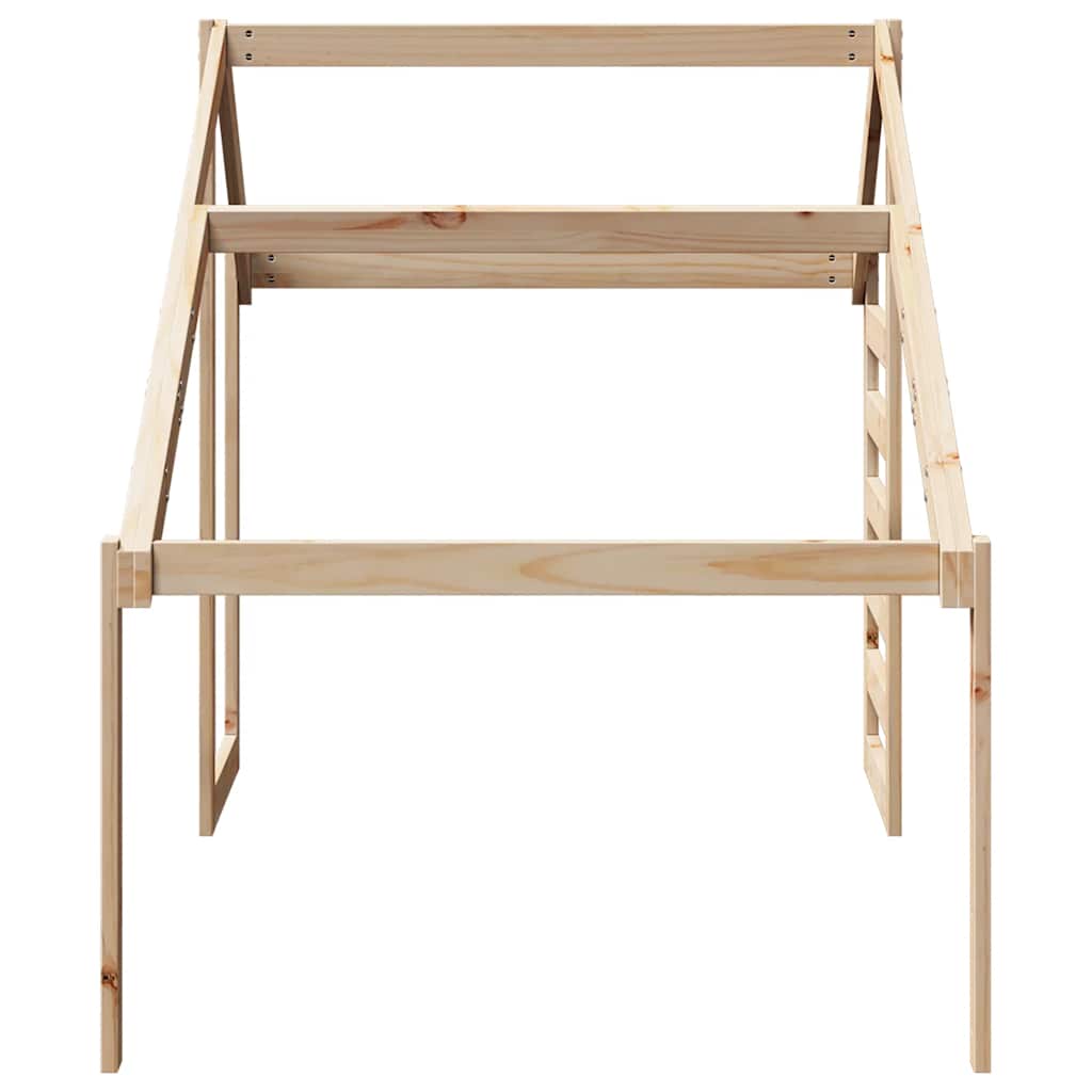 vidaXL Kids' Bed Roof 188x97x113 cm Solid Wood Pine 5