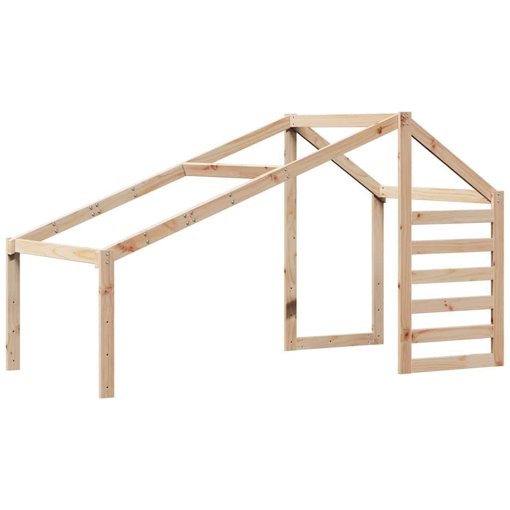 vidaXL Kids' Bed Roof 188x82x113 cm Solid Wood Pine 2