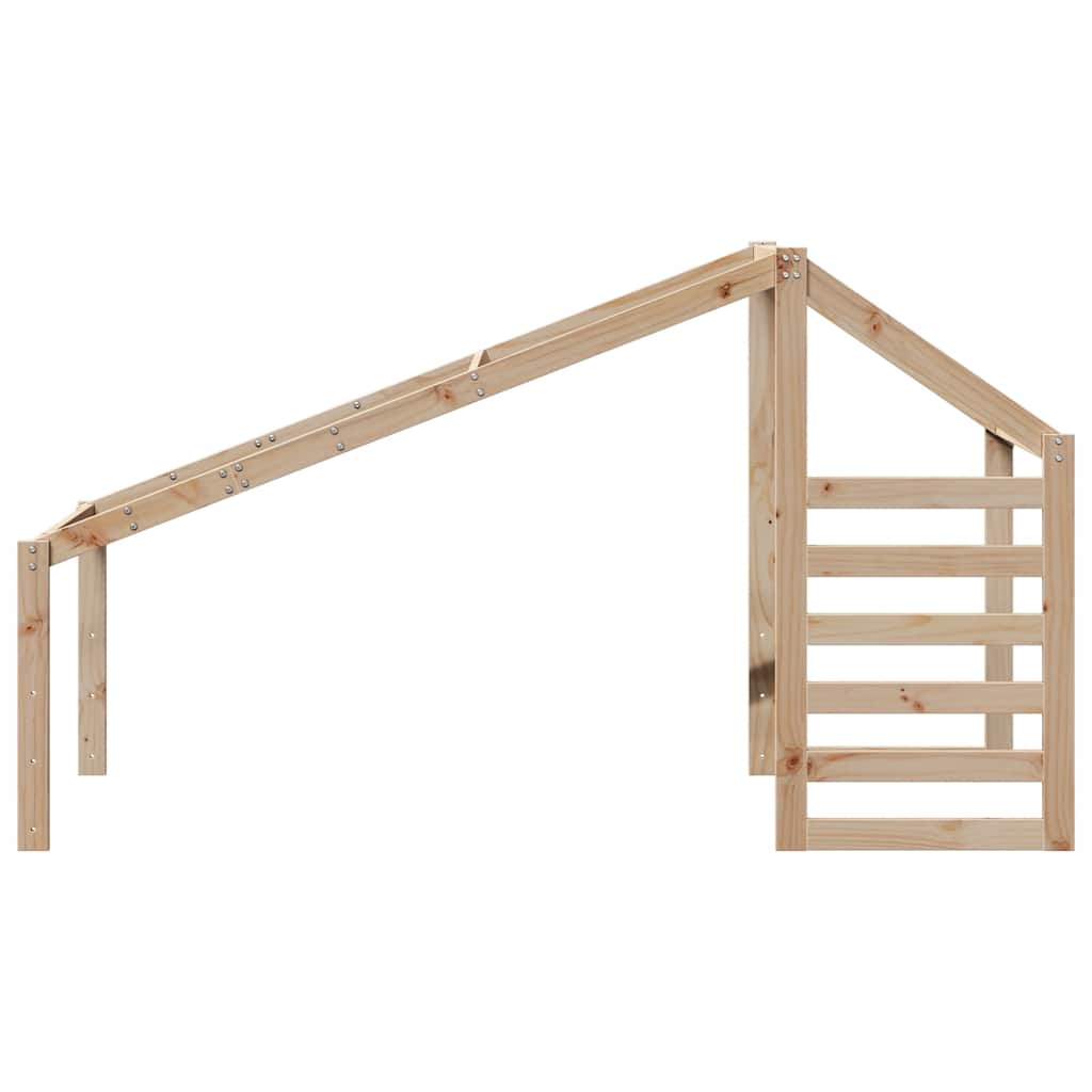 vidaXL Kids' Bed Roof 188x82x113 cm Solid Wood Pine 4