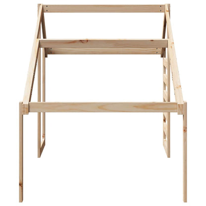 vidaXL Kids' Bed Roof 188x82x113 cm Solid Wood Pine 5