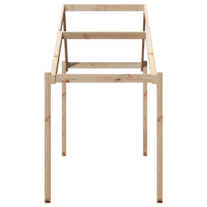 vidaXL Kids' Bed Roof 203x95.5x142 cm Solid Wood Pine 5