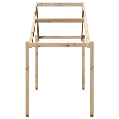 vidaXL Kids' Bed Roof 203x80.5x142 cm Solid Wood Pine 5