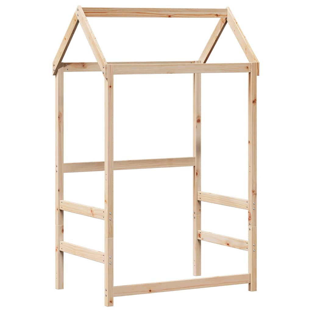 vidaXL Kids' Bed Roof 98x70x176.5 cm Solid Wood Pine 2