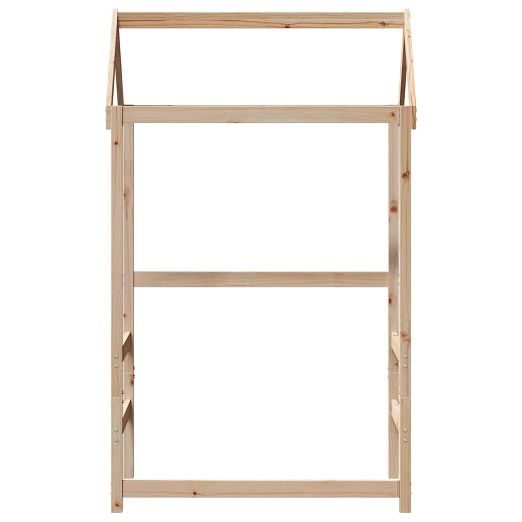 vidaXL Kids' Bed Roof 98x70x176.5 cm Solid Wood Pine 4