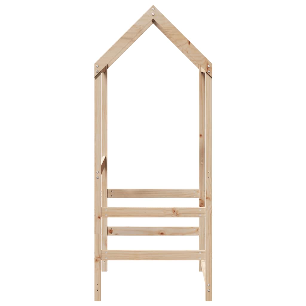 vidaXL Kids' Bed Roof 98x70x176.5 cm Solid Wood Pine 5