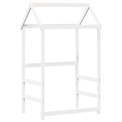 Kids' Bed Roof 98x70x176,5 cm Solid Wood Pine White 98 x 70 x 176.5 cm