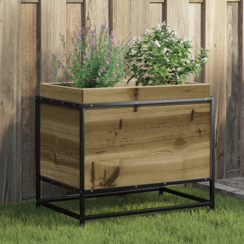 vidaXL Garden Planter 60x40x50 cm Impregnated Wood Pine 1