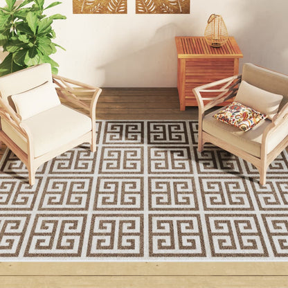 vidaXL Indoor & Outdoor Rug Short Pile Multicolour 190x300 cm 3