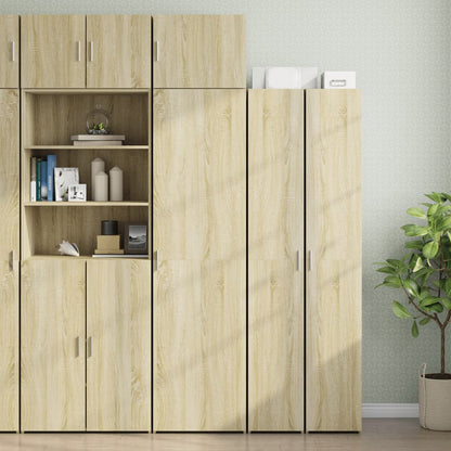 vidaXL Wall Cabinet Sonoma Oak 50x42.5x40 cm Engineered Wood 3