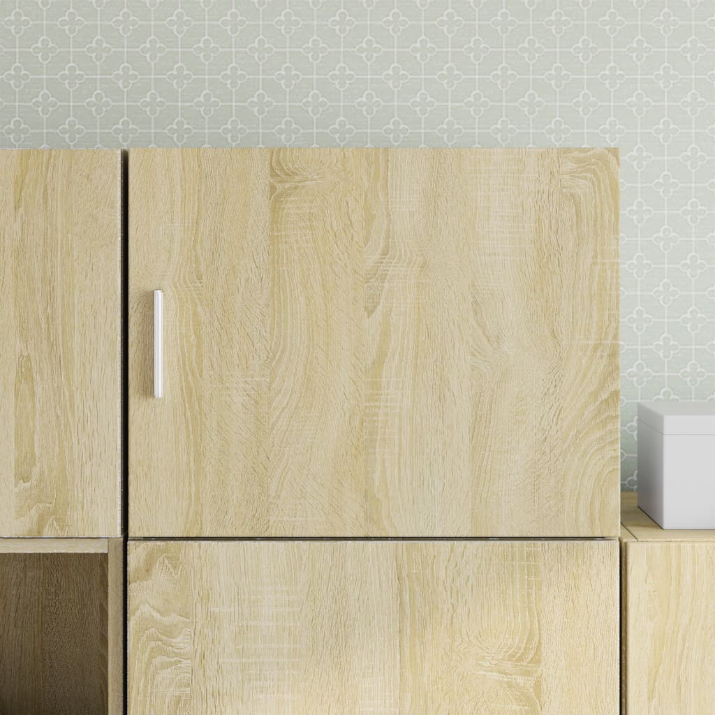 vidaXL Wall Cabinet Sonoma Oak 50x42.5x40 cm Engineered Wood 1