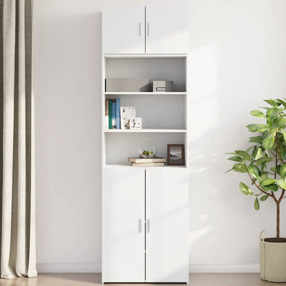 vidaXL Wall Cabinet White 70x42.5x40 cm Engineered Wood 3
