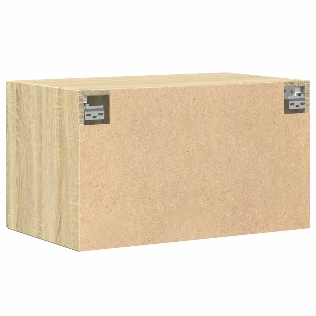 vidaXL Wall Cabinet Sonoma Oak 70x42.5x40 cm Engineered Wood 6